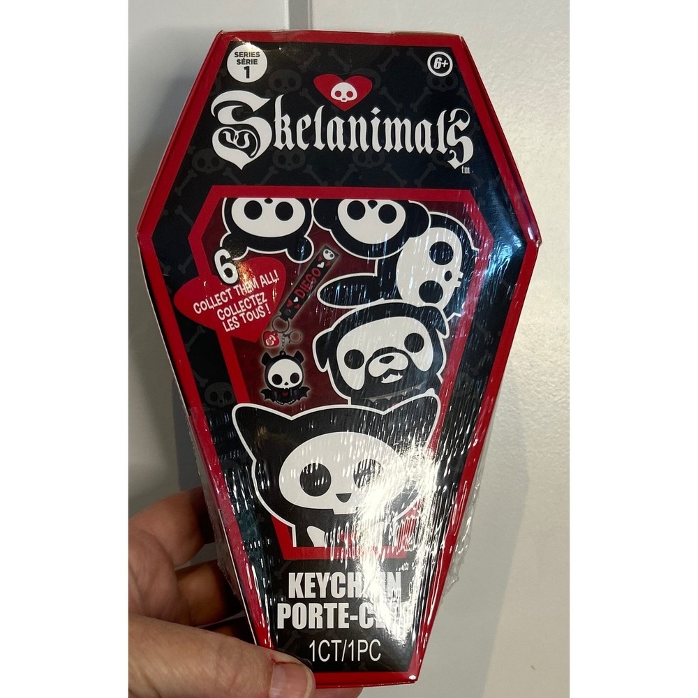 Skelanimals Series 1 Collectible Figural‎ Keychain Blind Box By Hasbro